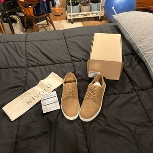 Nisolo Men's Brown Suede Sneakers​